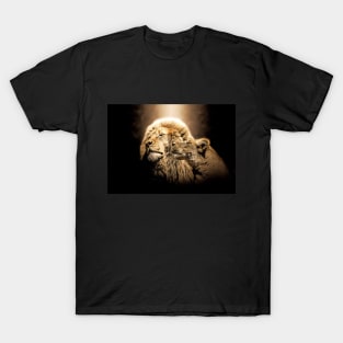 Lion Animal Wildlife Jungle Nature Safari Adventure Discovery Africa Digital Painting T-Shirt